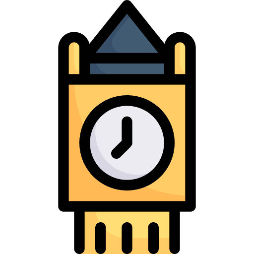 Landmark london big ben monument icon Landmark london big ben monument icon