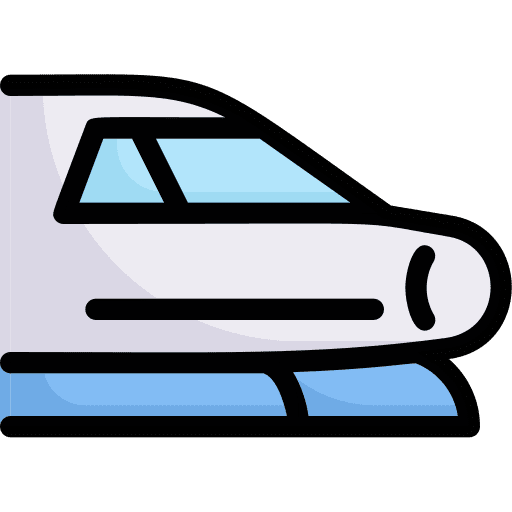 Shinkansen travel japan directions icon