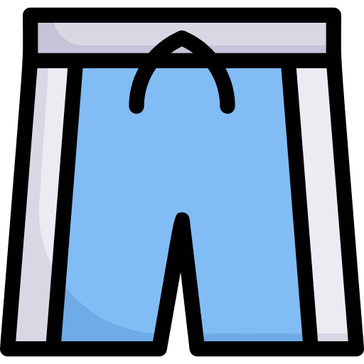 Short clothes swimming trunks pant icon Short clothes swimming trunks pant icon