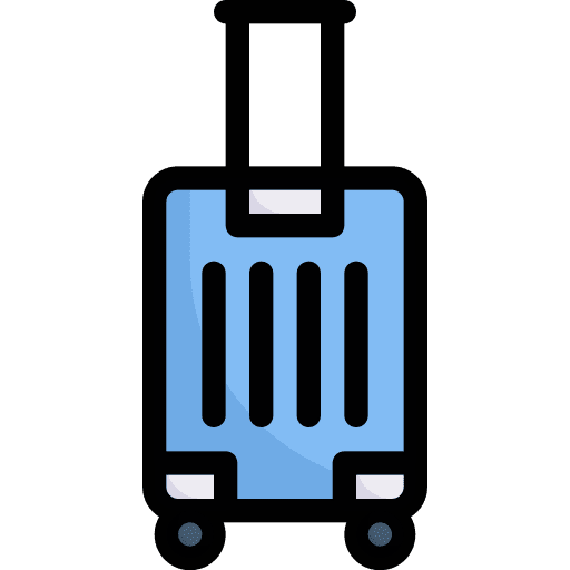 Luggage suitcase room service hotel icon Luggage suitcase room service hotel icon