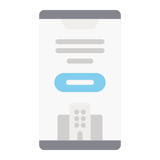Online booking holidays smartphone hotel icon Online booking holidays smartphone hotel icon