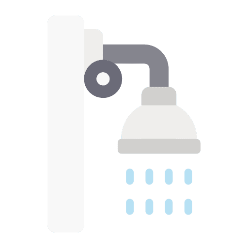 Shower wellness cleaning shower icon