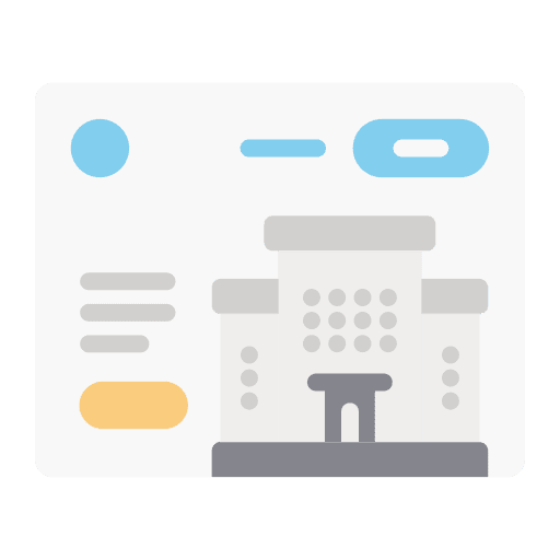 Website online reservation holidays internet icon