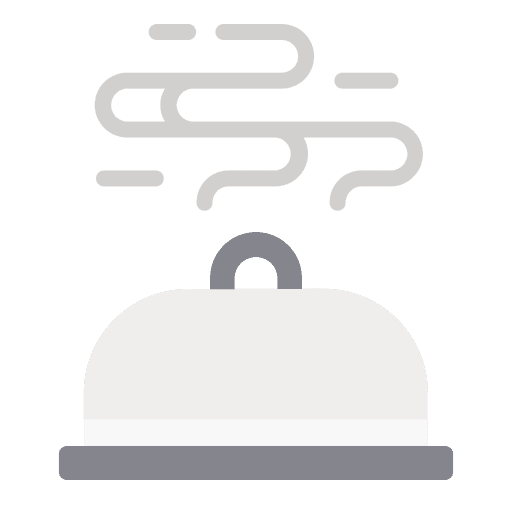 Food tray hotel food and restaurant hotel service icon Food tray hotel food and restaurant hotel service icon