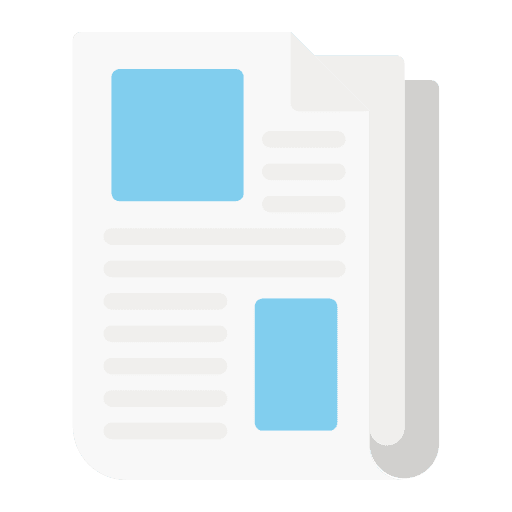 Newspaper news admin newspaper communications icon Newspaper news admin newspaper communications icon