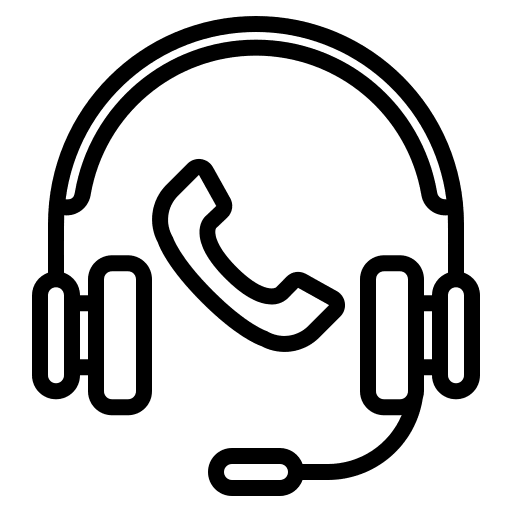 Call center communications technical support customer support icon