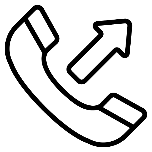 Outgoing call ui outgoing call telephone call icon