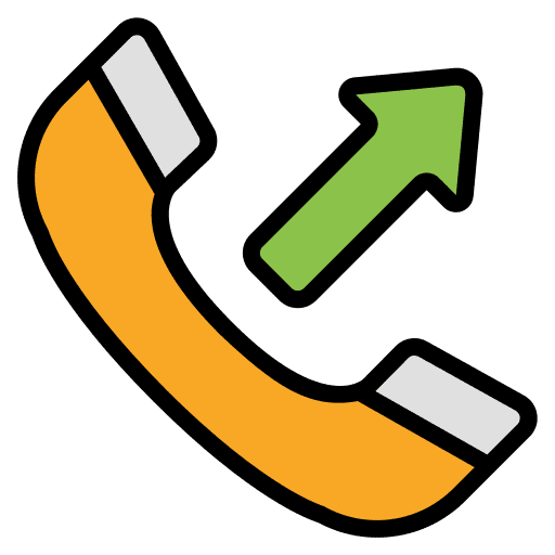 Outgoing call ui outgoing call telephone call icon