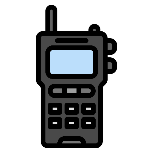 Walkie talkie frequency conversation electronics icon