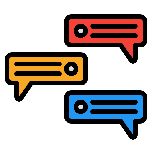 Chat bubble topic chat bubble social media icon Chat bubble topic chat bubble social media icon