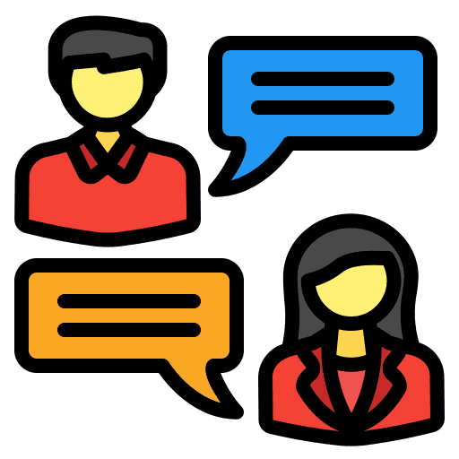 Conversation communications speech bubble mentorship icon