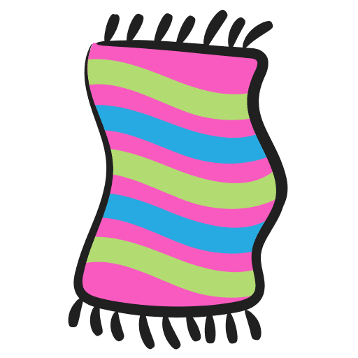 Beach towel summer beach towel holidays icon Beach towel summer beach towel holidays icon