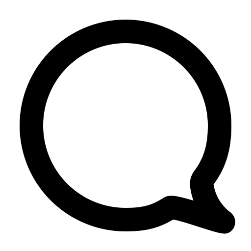 Bubble chat interface bubble application icon Bubble chat interface bubble application icon