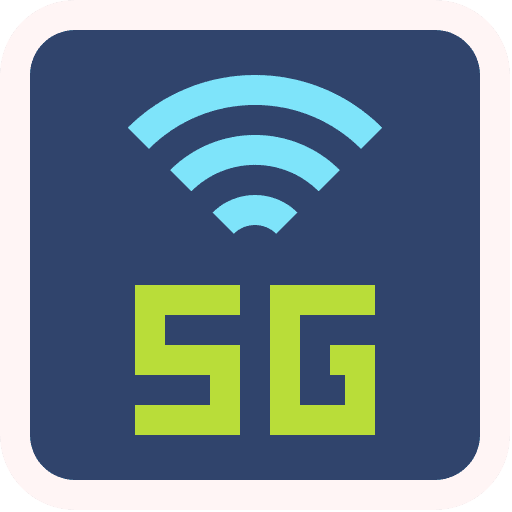 5g electronics connection networking icon