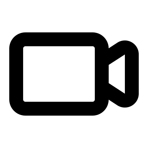 Record symbol video recorder camera icon Record symbol video recorder camera icon