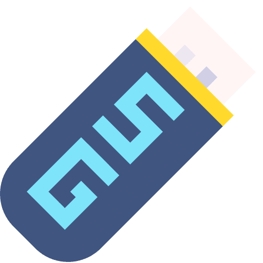 Usb flash drive 5g communications usb stick icon