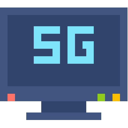 5g wireless communications computer icon