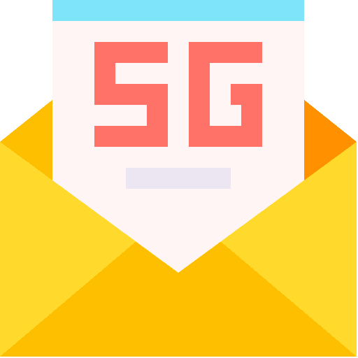 Email letter 5g mail icon