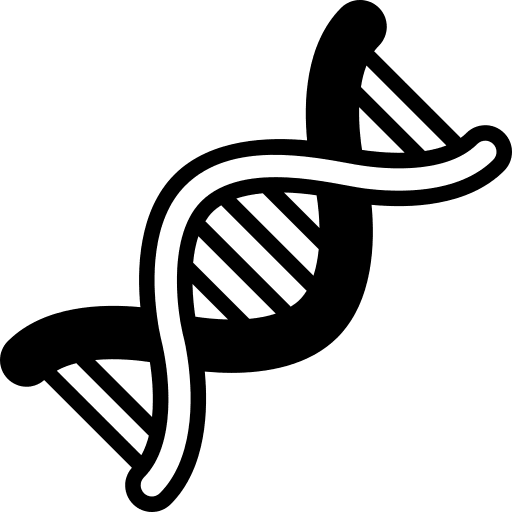 Genes education chromosome gene icon
