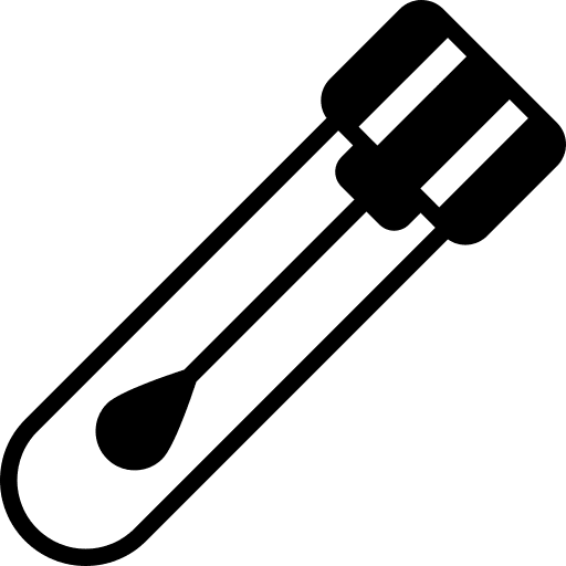 Swab swab sick test icon