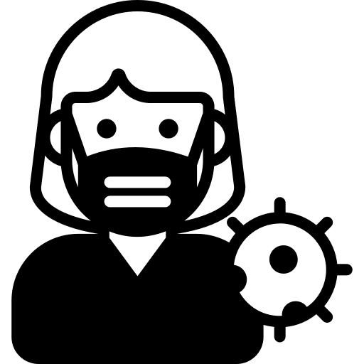 Coronavirus infection virus disease icon