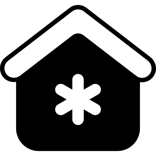 Stay at home stay home healthcare and medical quarantine icon
