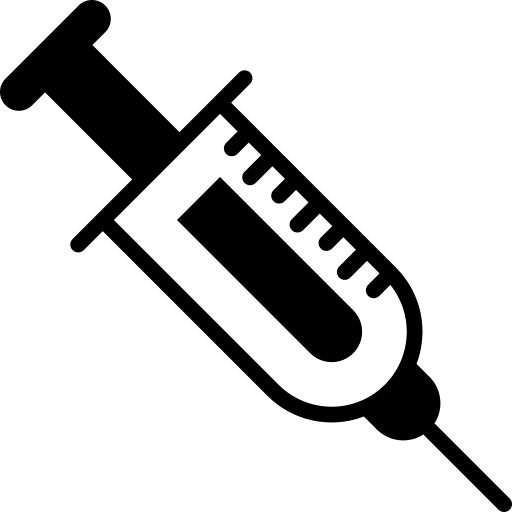 Syringe anesthesia healthcare and medical doctor icon