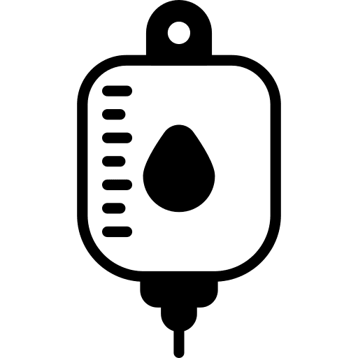 Drip transfusion fluid infusion icon