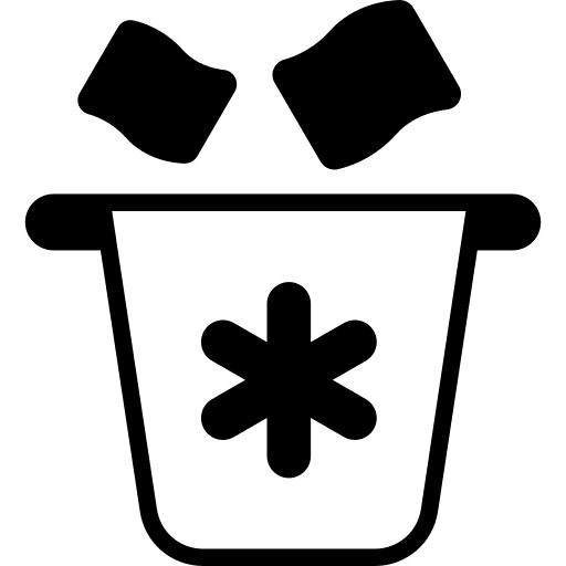 Dustbin recycle can dustbin icon