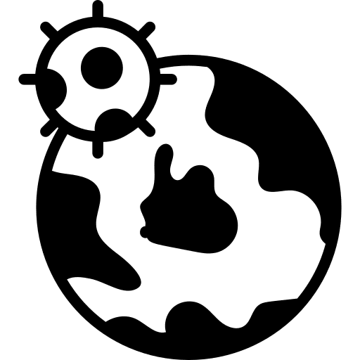 Pandemic coronavirus healthcare and medical virus icon