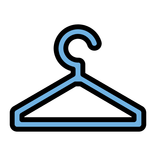 Clothes hanger bedroom clothing hanger hanger icon
