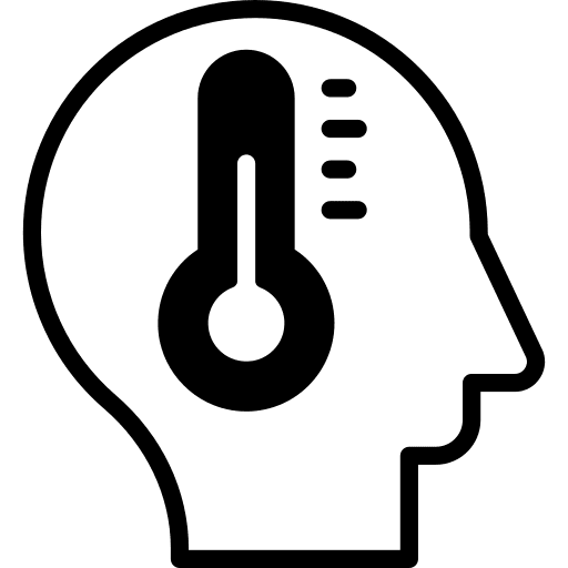 Sickness healthcare and medical fever covid 19 icon