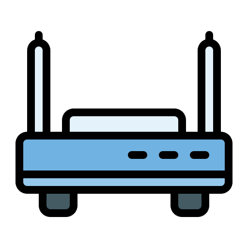 Wifi router modem router hotel icon