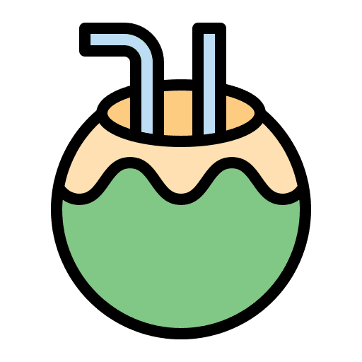 Coconut coconut water coconut food and restaurant icon Coconut coconut water coconut food and restaurant icon