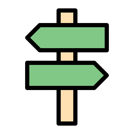 Direction way traffic sign direction icon Direction way traffic sign direction icon