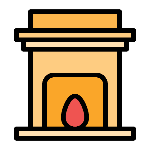 Fireplace hotel chimney fireplace icon Fireplace hotel chimney fireplace icon