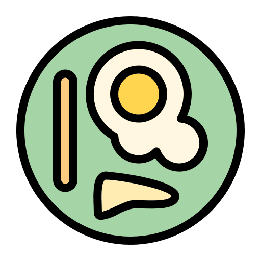 Breakfast omelette tourism hotdog icon Breakfast omelette tourism hotdog icon