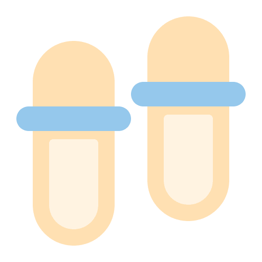 Slippers bedroom fashion healthcare and medical icon Slippers bedroom fashion healthcare and medical icon