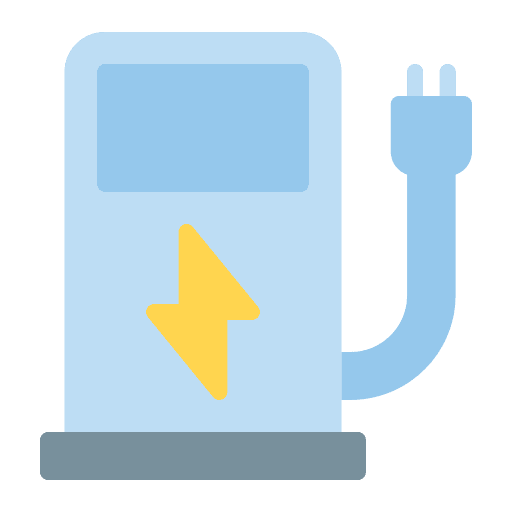 Charging station power ecology and environment fuel icon Charging station power ecology and environment fuel icon
