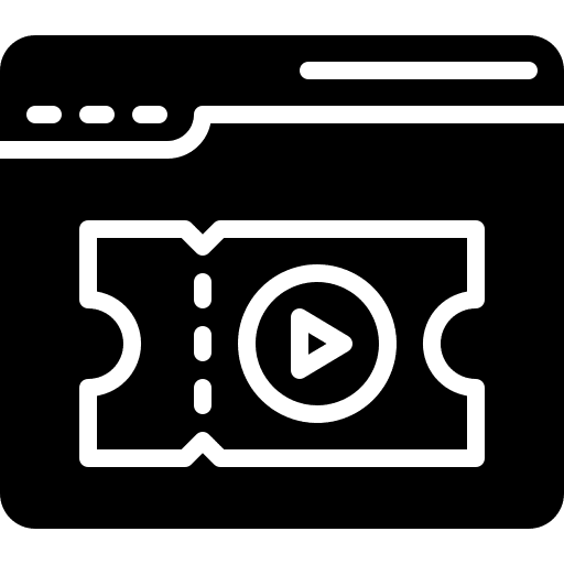 Web entertainment website agency icon