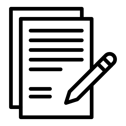 Documents finance files and folders contract icon