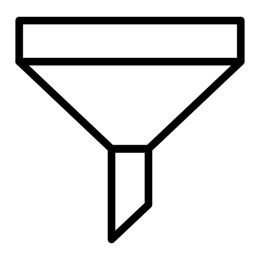 Funnel filter data processing funnel icon Funnel filter data processing funnel icon