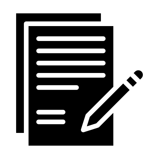Documents signature documentation finance icon