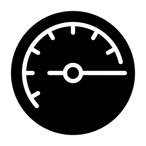 Speedometer work tools time and date mileage icon