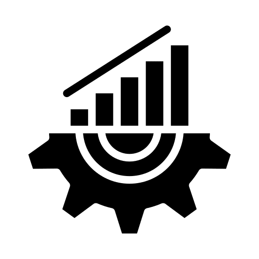 Data management marketing data management setting icon Data management marketing data management setting icon