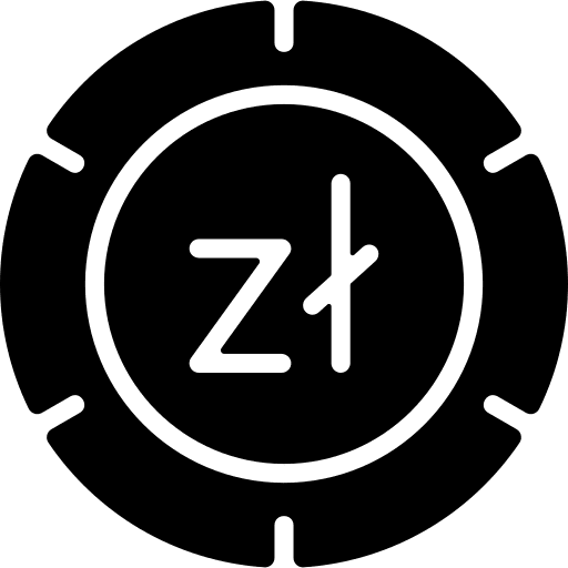 Zloty money business and finance business icon