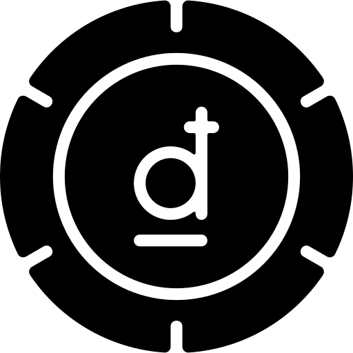 Dong coin currency money icon