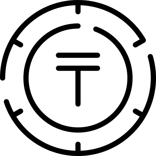 Tenge currency tenge cash icon Tenge currency tenge cash icon