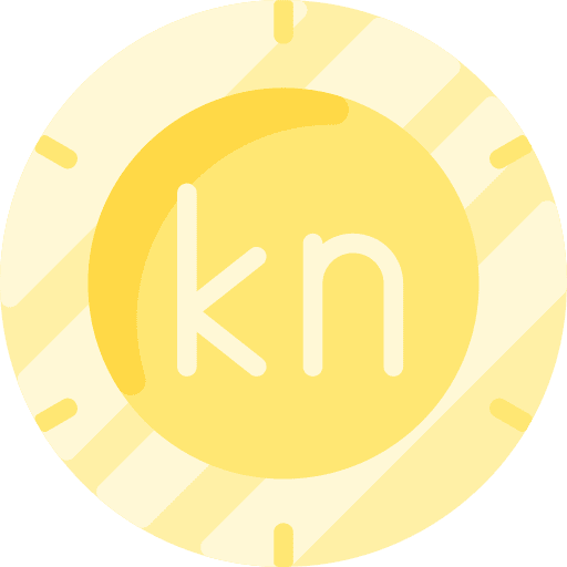 Kuna coin business and finance business icon
