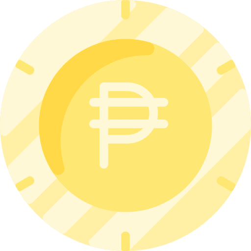 Philippine peso coin philippine peso business and finance icon